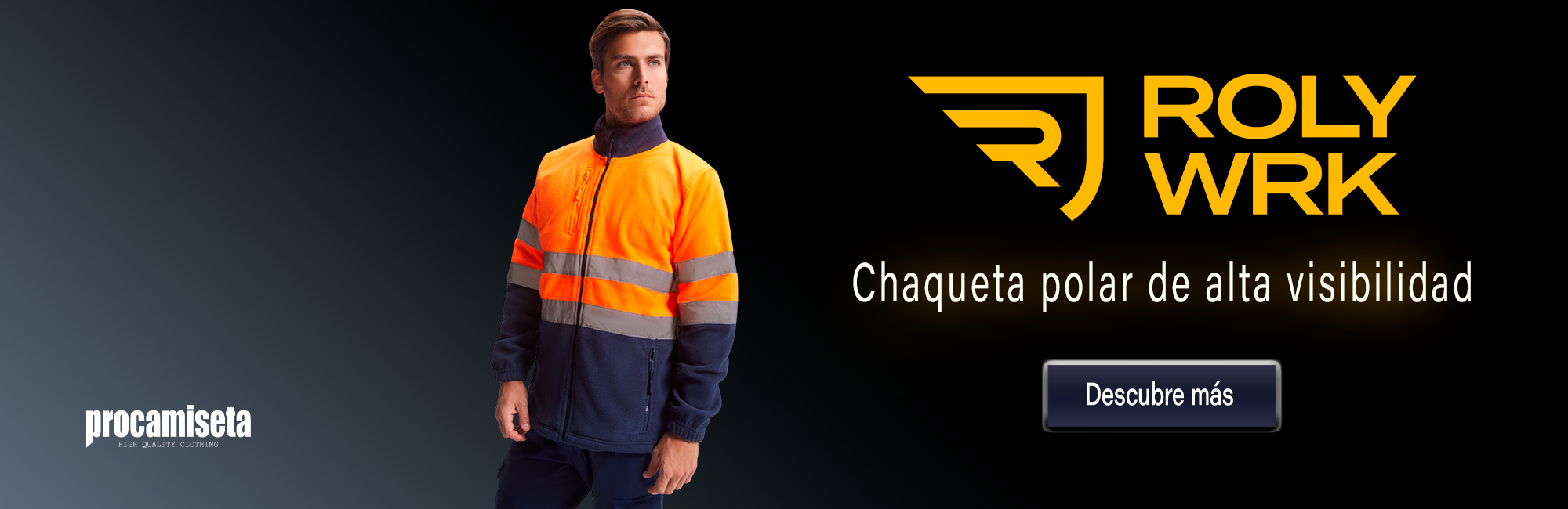 Chaqueta Roly WRK polar de alta visibildad